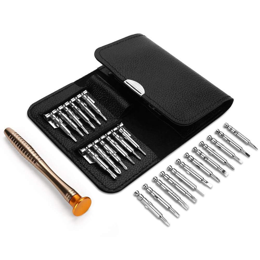 M-ved Multicolor Precision Screwdriver Tool Kit – Mini Repair Set with Magnetic Extension Rod for Electronics & Gadgets (25 in1)