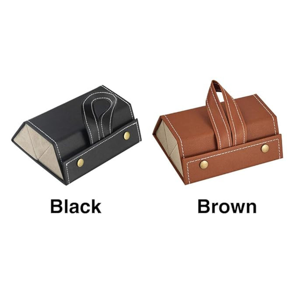 Sunglasses Organizer with 3 Slots, Portable Travel Glasses Case Storage, Eyeglasses Storage Box Hanging Eyewear Holder for Women Men (Black), Black, free size