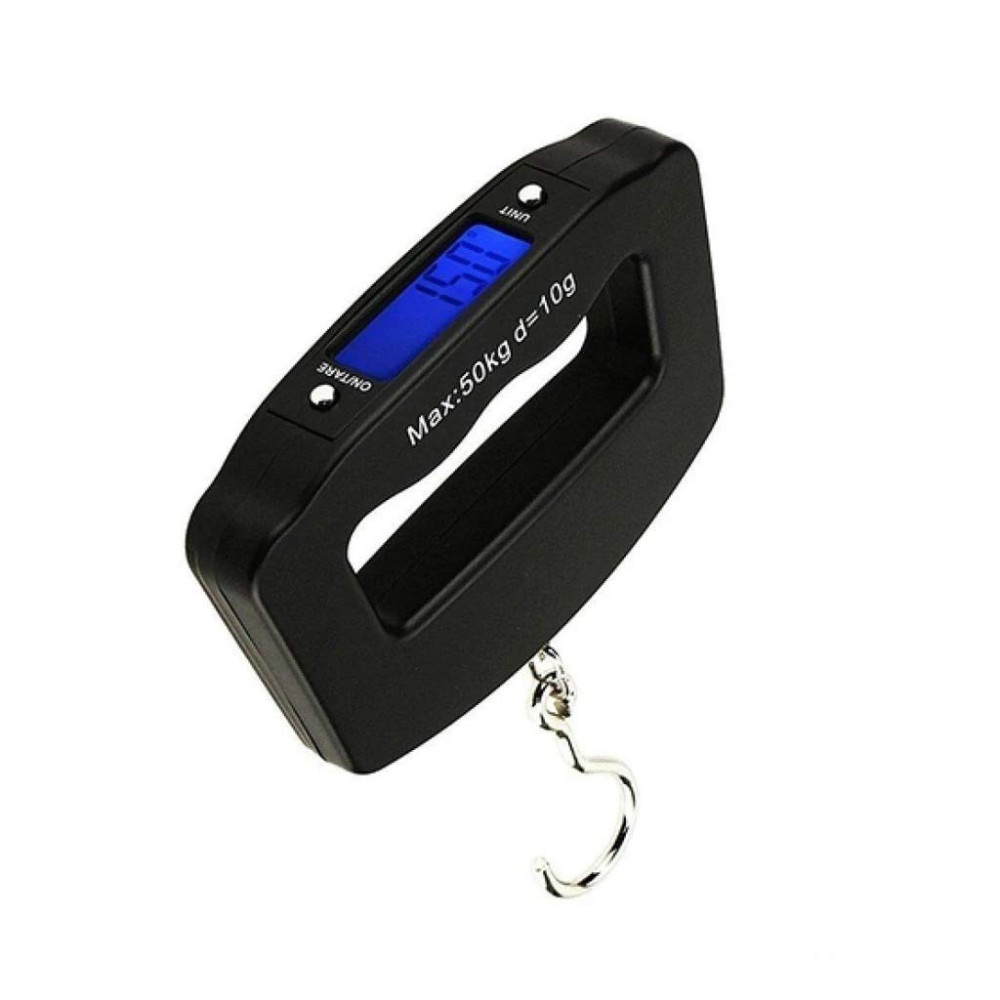 Airplane A09 Electronic Digital LCD Luggage Travel Weighing Digital Heavy Duty Handgripped Portable Luggage Scale, 50kg (Multicolor)