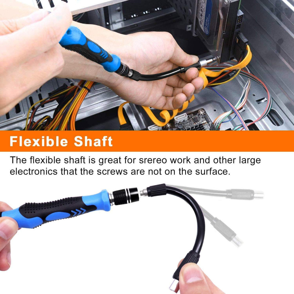 Latest PC Repair Screwdriver Set, 52 in 1 Professional Precision Screwdriver Set, Multi-Function Magnetic Repair Computer Tool Kit For Mobiles Tablets Glasses Laptop PC