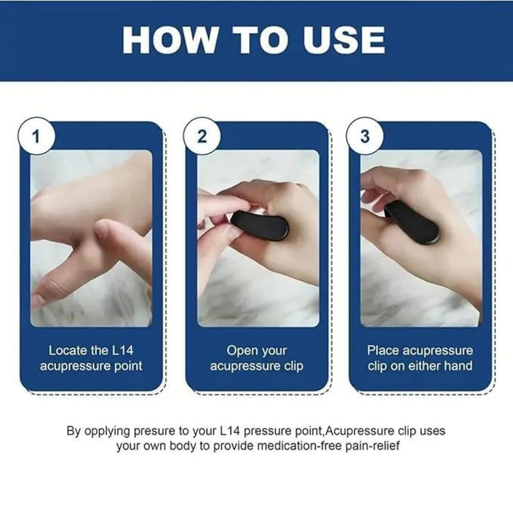 M ved 2-Pack Sugar Control Acupressure Clip for Diabetics |