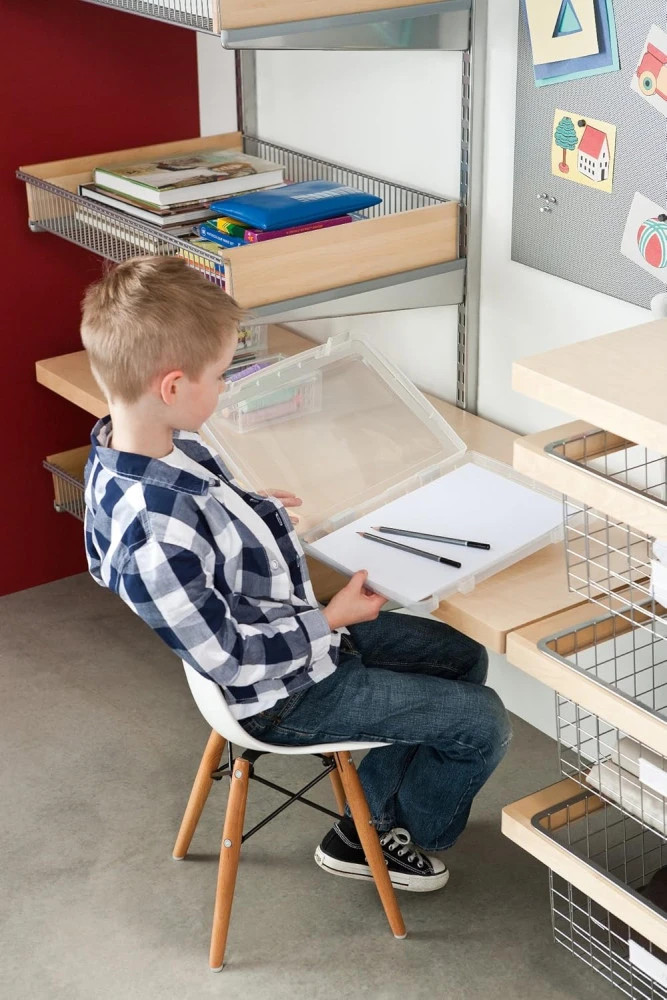 M ved Clear Plastic Document Storage Case, 31 x 23 x 2 cm,