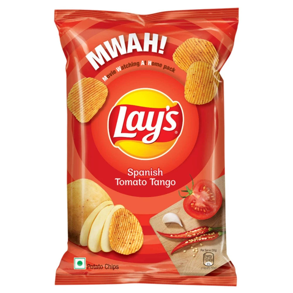 Lay's Potato Chips 67 Gram, Spanish Tomato Tango Flavour