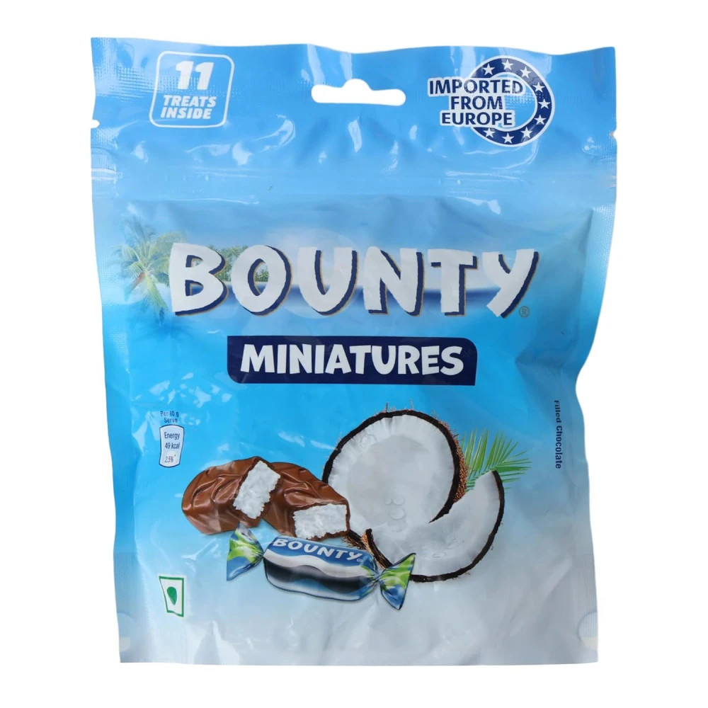 Bounty Miniatures Chocolate Coconut Candy