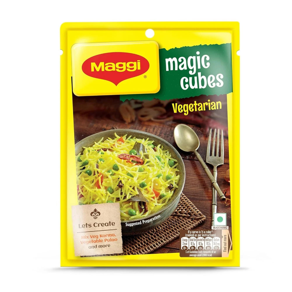 Maggi Magic Cubes, Vegetarian Seasoning, for Mix Veg