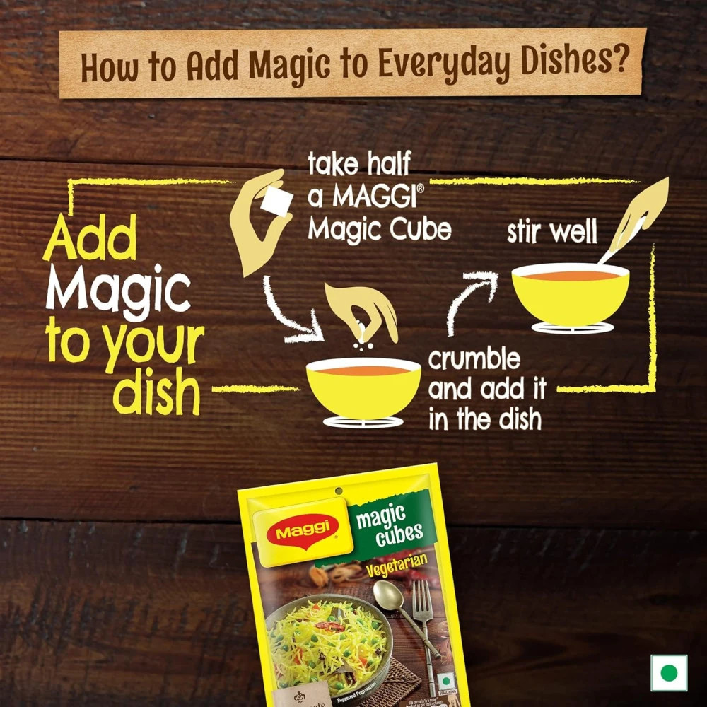Maggi Magic Cubes, Vegetarian Seasoning, for Mix Veg