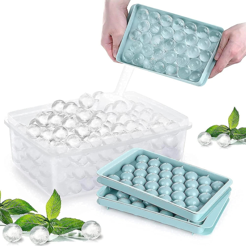 M ved Plastic Ice Cube Trays for Whiskey Cocktails Milk Juice, Ice