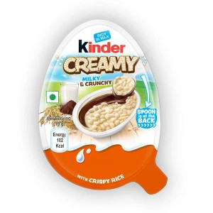 Kinder Creamy Milky & Crunchy Chocolate with Crispy
