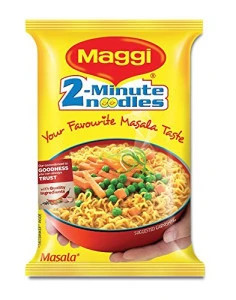 MAGGI 2-Minutes Noodles Masala, 140 Gram-Pack Of 48