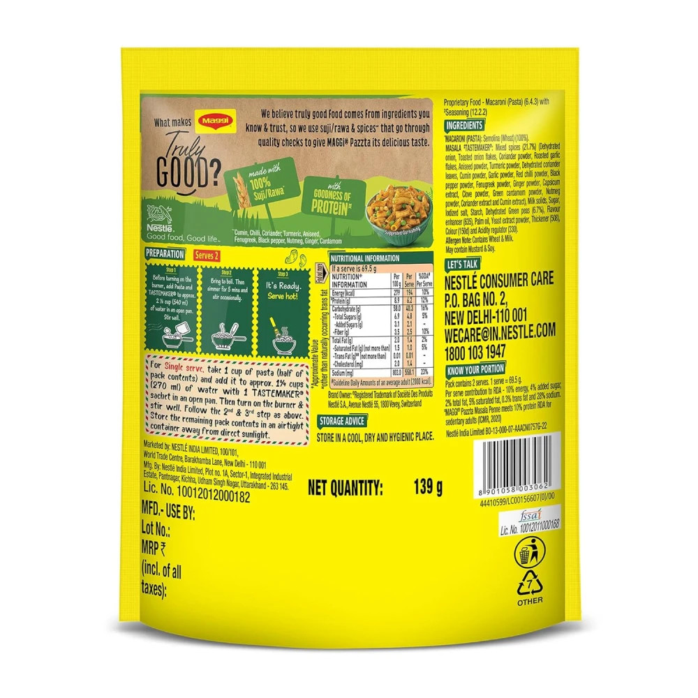 MAGGI PAZZTA Masala Penne Family Saver Pack 2