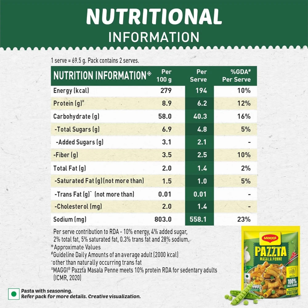 MAGGI PAZZTA Masala Penne Family Saver Pack 2