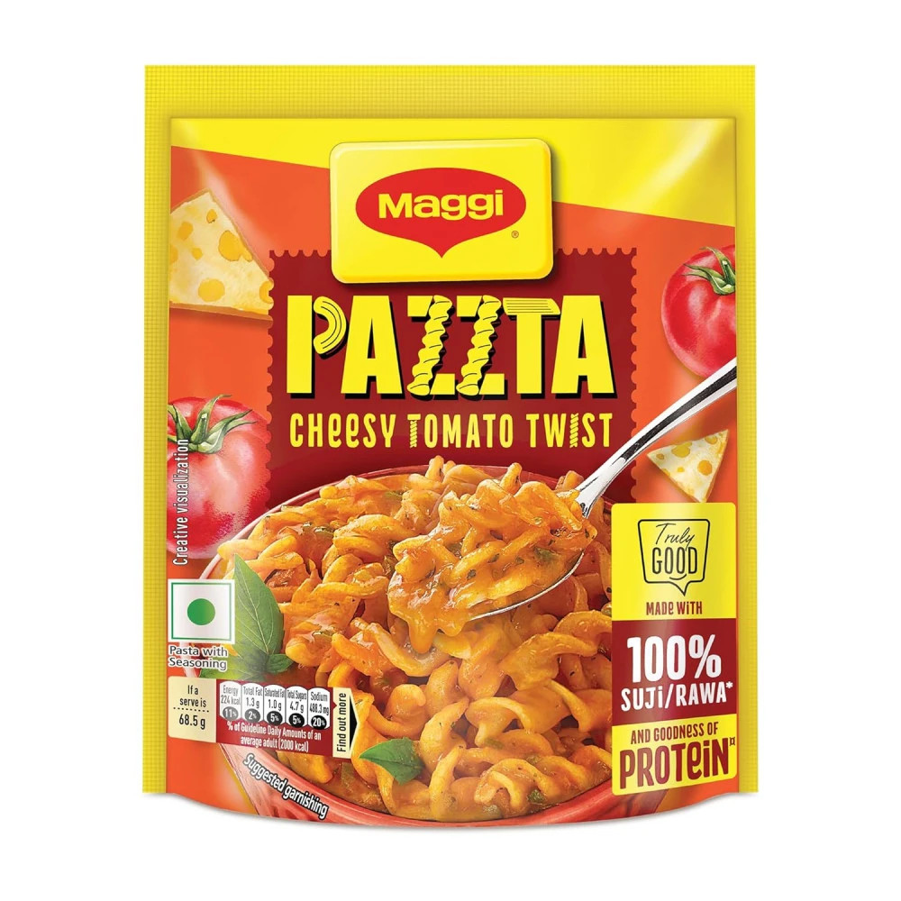 Maggi Pazzta Instant Pasta, Cheesy Tomato Twist - 64g(1)