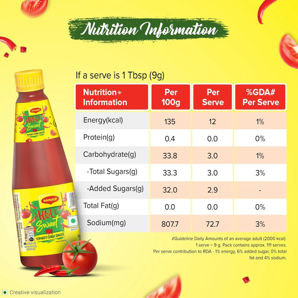 MAGGI Hot & Sweet Tomato Chilli Sauce,1 KG