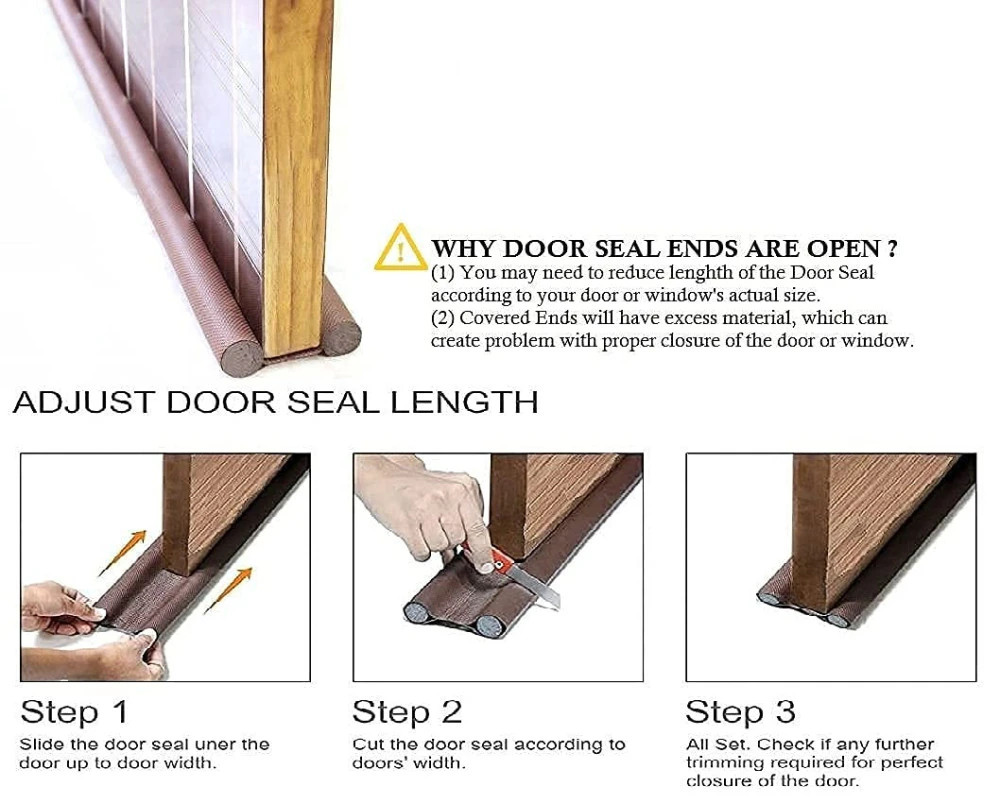 M ved Door Seal Strip, Multi-Purpose Draught and Gap Filler,