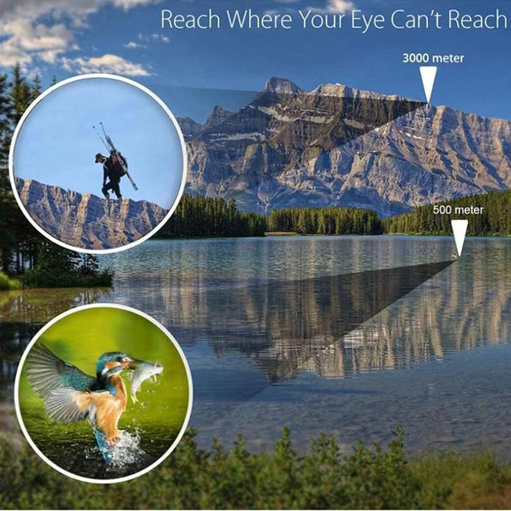 M ved Telescope 60X60 HD Vision Binoculars 10000M High Power