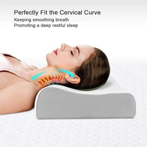 M ved Memory Foam Cervical Pillow, Ergonomic Neck Support,
