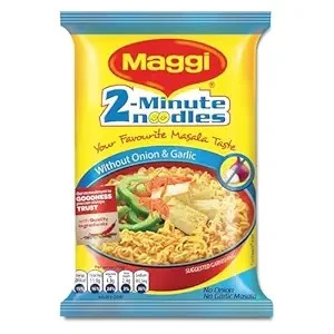 MAGGI Vegetarian No Onion No Garlic Noodles, 70Gm(Pack Of 5)