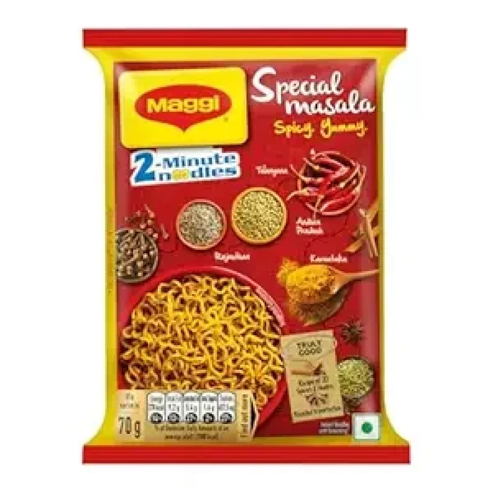MAGGI 2-Minute Vegetarian Special Masala Instant Noodles
