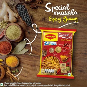 MAGGI 2-Minute Vegetarian Special Masala Instant Noodles