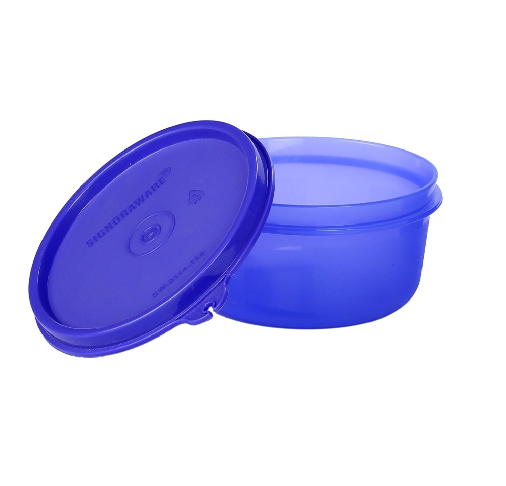 Plastic Nestable & Stackable Container Set | Round | 250 ML |PACK OF 4