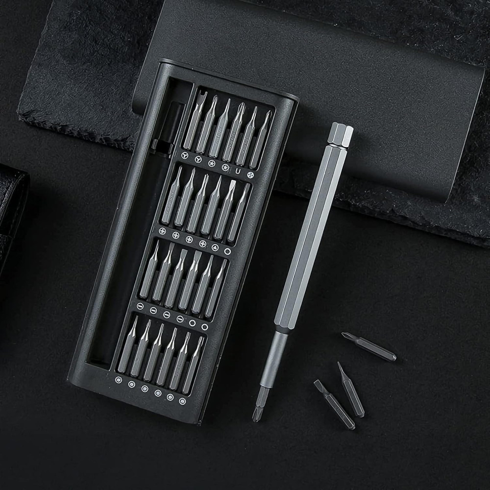 24 in 1 Precision Screwdriver Set, Magnetic Screwdriver Kit,Multifunction Pocket Screwdriver Tool Set, Mini Screwdriver Kit, Repair Tool Kit for Electronics,Tablet, phone, Watches,Toys (1)